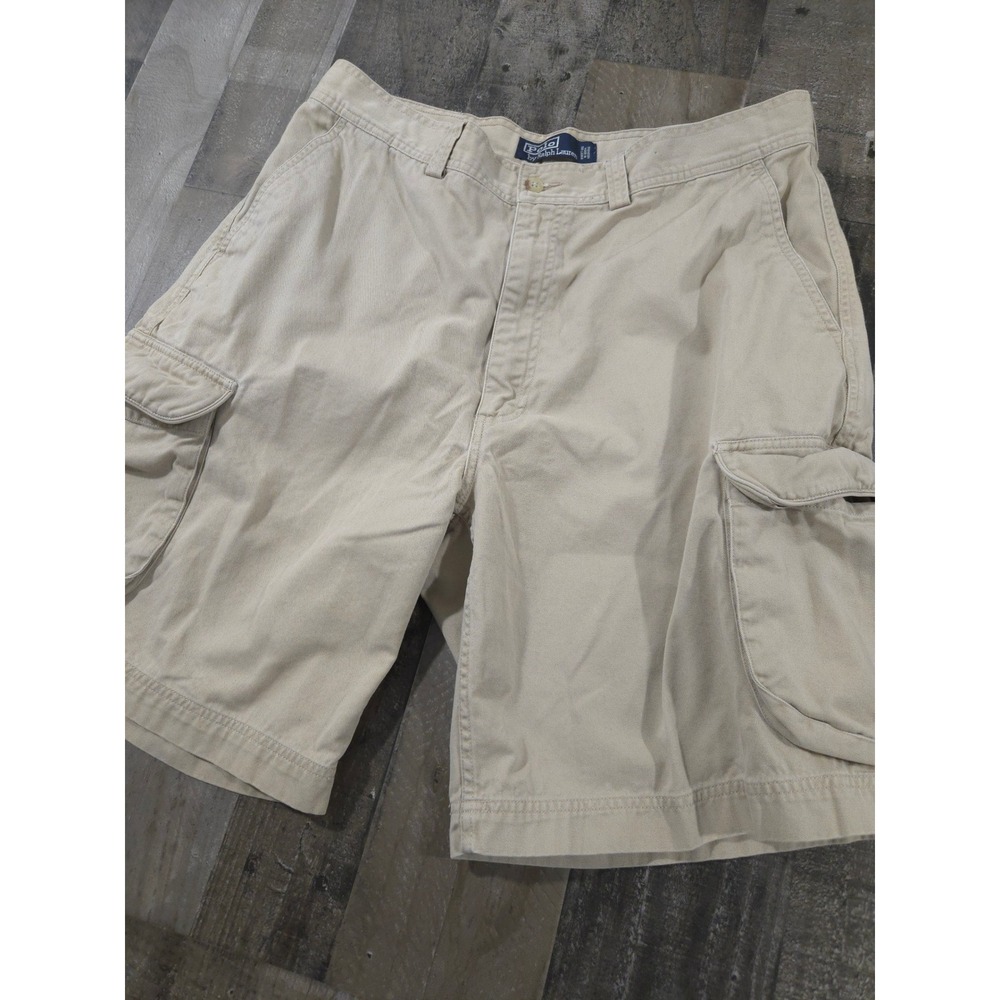 Polo Ralph Lauren Men's Classic Fit Chino Shorts Beige Khaki Size 36 RN41381